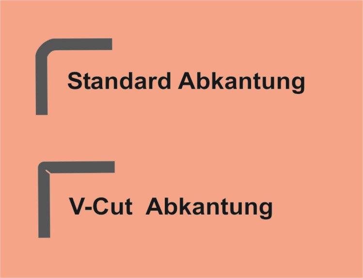 V-Cut Abkantung - Bild 4